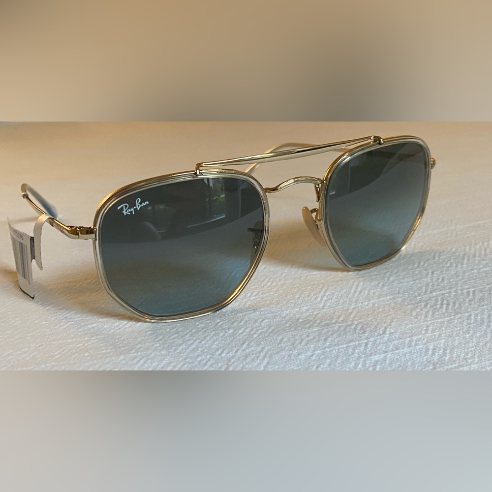 Ray-Ban Marshal - Brand New - Blue and Gold